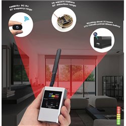 Listener Detector Camera Detector Hidden Camera Detector  Detector for Anti Spy Detection and Listening Device Detectio