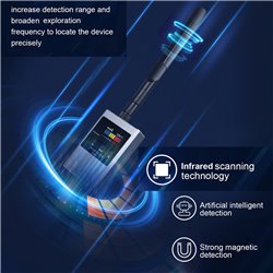 Listener Detector Camera Detector Hidden Camera Detector  Detector for Anti Spy Detection and Listening Device Detectio