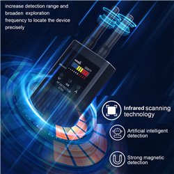 Camera Detector Listener Detector Anti Spy Detector WIFI GPS Detector for Radiation Detection and Signal Scanning Detection