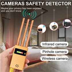 Listener detector,  anti spy detector, radiation detector, suitable for signal scanning and monitoring equipment detection